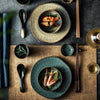 Ikari 5 Piece Ceramic Dinnerware Set With Smooth Glaze Finish