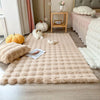 Premium Soft Rabbit Faux Fur Carpet Luxury Plush Floor Rug Home Decor