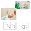 Premium Magnetic Cabinet Locks for Child Safety Four Pack