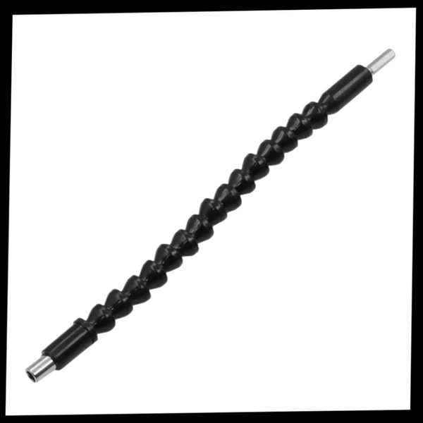 Flexible Drill Bit Holder For Tight Spaces With Extended Reach