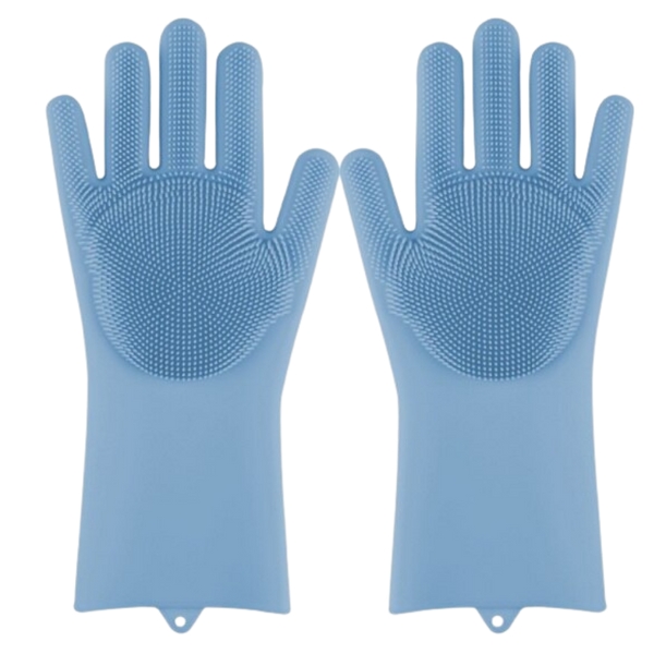 Heat-Resistant Non-Slip Silicone Gloves for Dishwashing and Cleaning