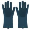 Heat-Resistant Non-Slip Silicone Gloves for Dishwashing and Cleaning