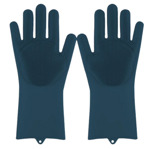Heat-Resistant Non-Slip Silicone Gloves for Dishwashing and Cleaning