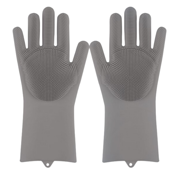 Heat-Resistant Non-Slip Silicone Gloves for Dishwashing and Cleaning