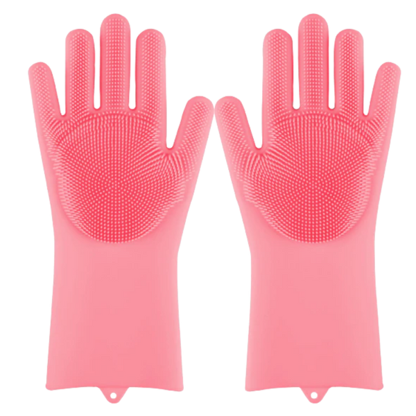 Heat-Resistant Non-Slip Silicone Gloves for Dishwashing and Cleaning