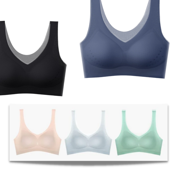 Featherweight Ice Silk Bra For Seamless Breathable Comfort