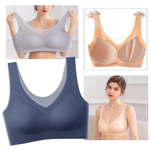 Featherweight Ice Silk Bra For Seamless Breathable Comfort