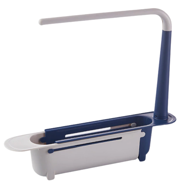 Extendable Sink Storage Rack For Flexible Kitchen Tool Organization