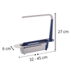 Extendable Sink Storage Rack For Flexible Kitchen Tool Organization