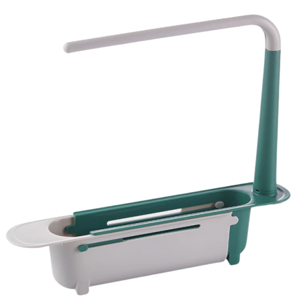 Extendable Sink Storage Rack For Flexible Kitchen Tool Organization