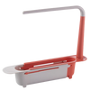 Extendable Sink Storage Rack For Flexible Kitchen Tool Organization