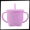 Leakproof Silicone Sippy Cup For Babies With Anti Spill Lid