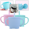 Leakproof Silicone Sippy Cup For Babies With Anti Spill Lid