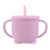 Leakproof Silicone Sippy Cup For Babies With Anti Spill Lid