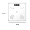 Smart Scale With BIA Body Composition And App Sync For Health Tracking