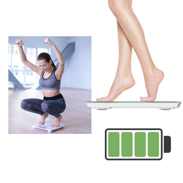 Smart Scale With BIA Body Composition And App Sync For Health Tracking