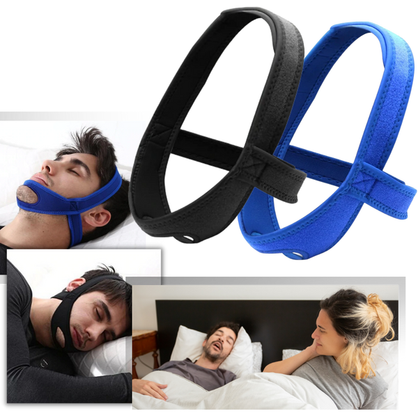 Premium Adjustable Snore Prevention Strap for Peaceful Sleep