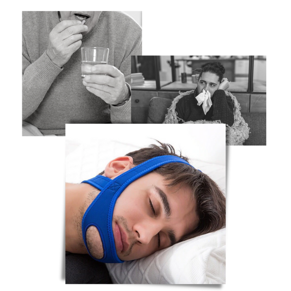 Premium Adjustable Snore Prevention Strap for Peaceful Sleep