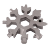 Stainless Snowflake Pocket Multitool With 18 Functions For Everyday Carry