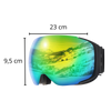 Snow Goggles With Polarised Lenses For Crystal Clear Vision
