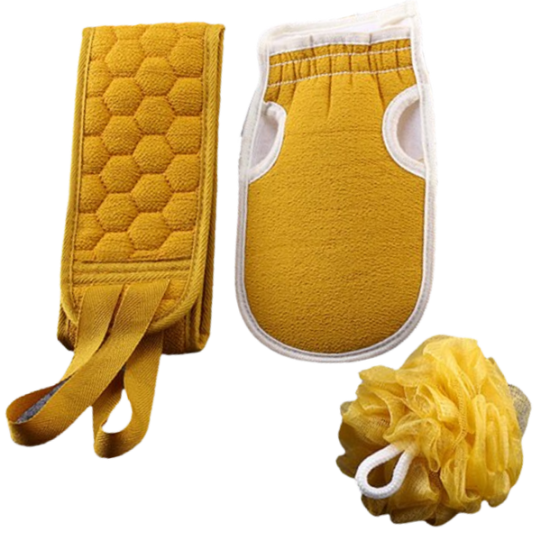 Premium Back Scrubber Bath Kit for Exfoliation and Circulation