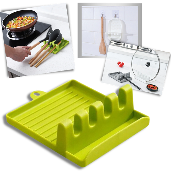 Utensil Rest Pad For Spatulas And Spoons With Heat Resistant Non Slip Design