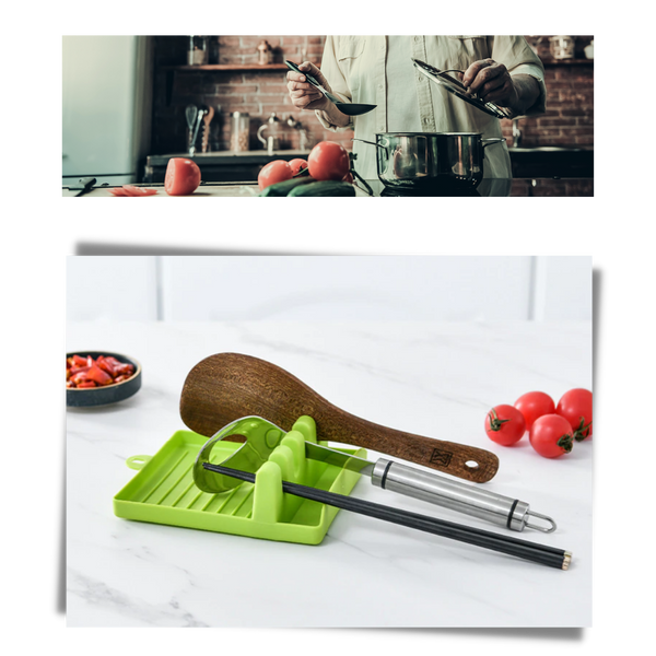 Utensil Rest Pad For Spatulas And Spoons With Heat Resistant Non Slip Design