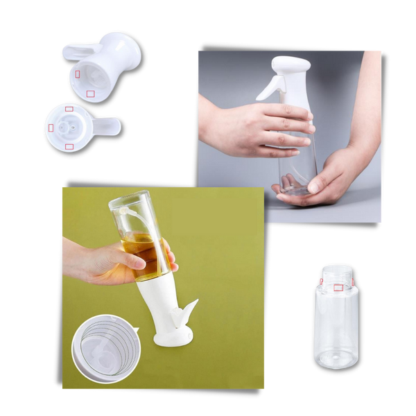 Oil Sprayer With Air Pressure Leakproof Non Slip Handle For Thick Liquids