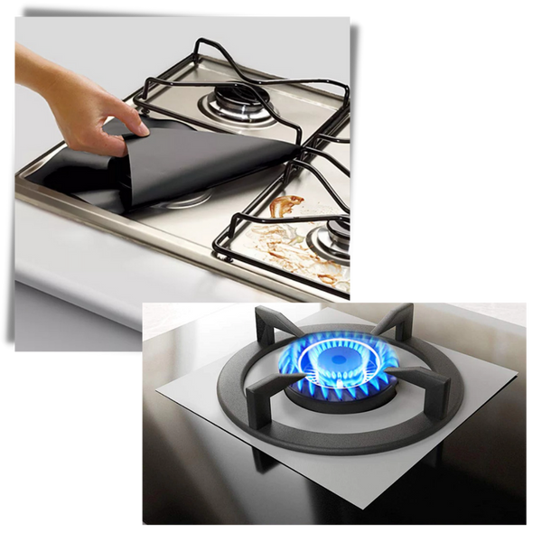 Gas Stove Protector Mats Set Of Two Nonstick Heat Resistant