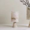 Exquisite Handcrafted White Onyx Flower Vase Home Decor