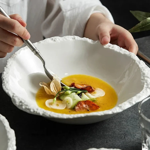Luxury Ceramic Paleo Serving Bowl For Ancestral Health And Rustic Dining