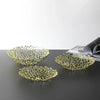 Elegant Metal Coral Decorative Bowl For Ocean Inspired Table Centerpiece