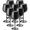 Premium Stainless Steel 8 Piece Glassware Set For Home Bar And Kitchen