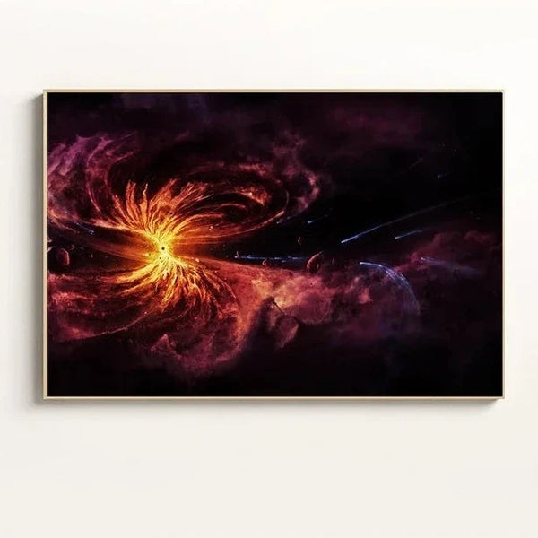 Custom Nebula Canvas Wall Art Cosmic Universe Print Home Decor
