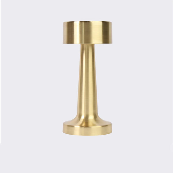 Vintage Metallic Table Lamp Industrial Style Sleek Desk Light For Bedroom Decor