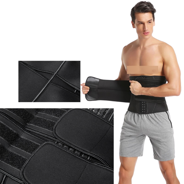 Twin Strap Sauna Waist Trainer For Back Support And Shaping