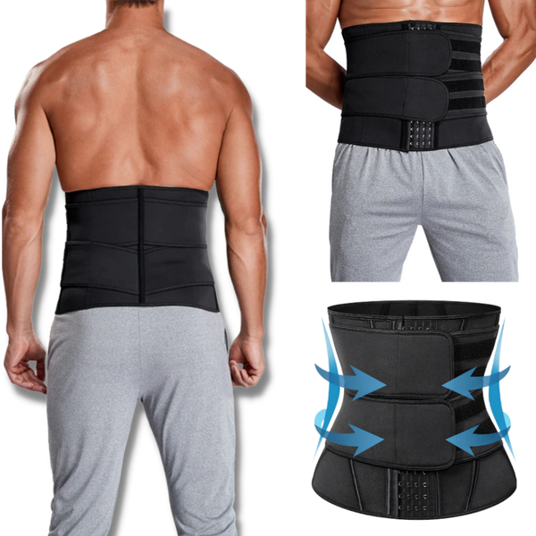 Twin Strap Sauna Waist Trainer For Back Support And Shaping