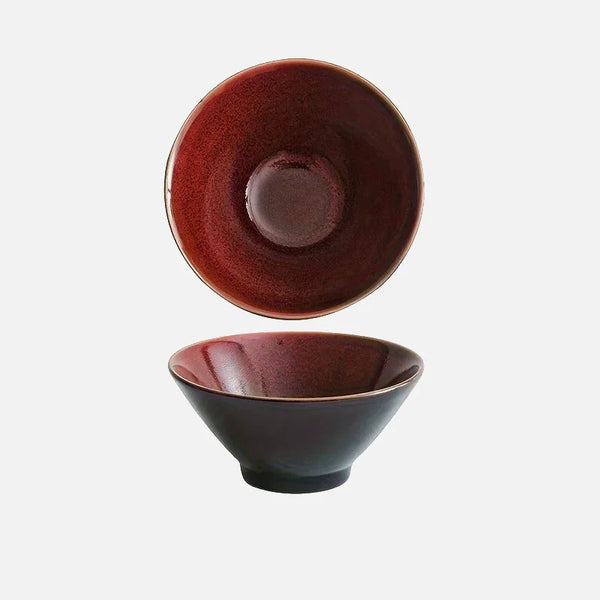 Ember Glaze Ceramic Noodle Bowl