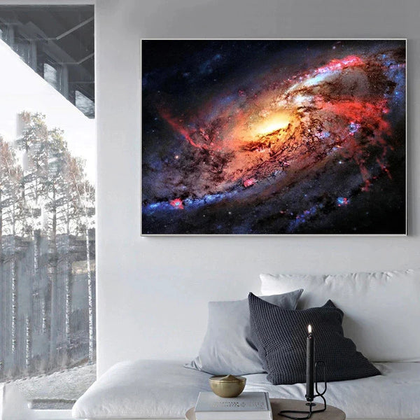 Custom Nebula Canvas Wall Art Cosmic Universe Print Home Decor
