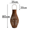 Indoor Outdoor Flameless Candlestick Floor Lantern With Flickering Led