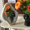 Handcrafted Wabi Sabi Wall Mirror Irregular Oval Design For Modern Home Decor
