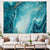 Blue Agate Wall Tapestry Polyester Canvas Fine Art Print Home Decor
