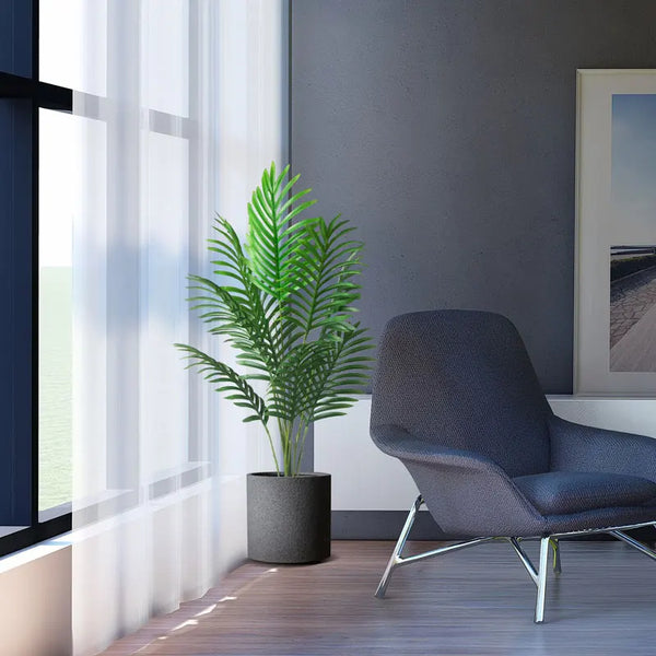 Artificial Faux Palm Tree Indoor Outdoor Tropical Garden Decor