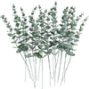 Realistic Faux Eucalyptus Stems For Home Decor And Centerpieces