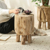 Vintage Solid Wood Plant Stand Rustic Home Decor Display