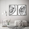 Natural Rustic Tree Stump Canvas Wall Art With Tree Rings For Home Decor
