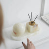 3 Piece Natural Marble Aromatherapy Set Calming Home Decor