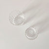 Scalloped Clear Tumbler Glass Cup
