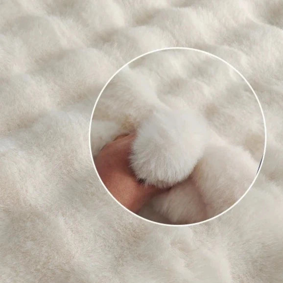 Premium Soft Rabbit Faux Fur Carpet Luxury Plush Floor Rug Home Decor