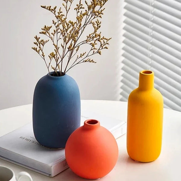 Artisan Scandinavian Ceramic Vase Premium Home Decor